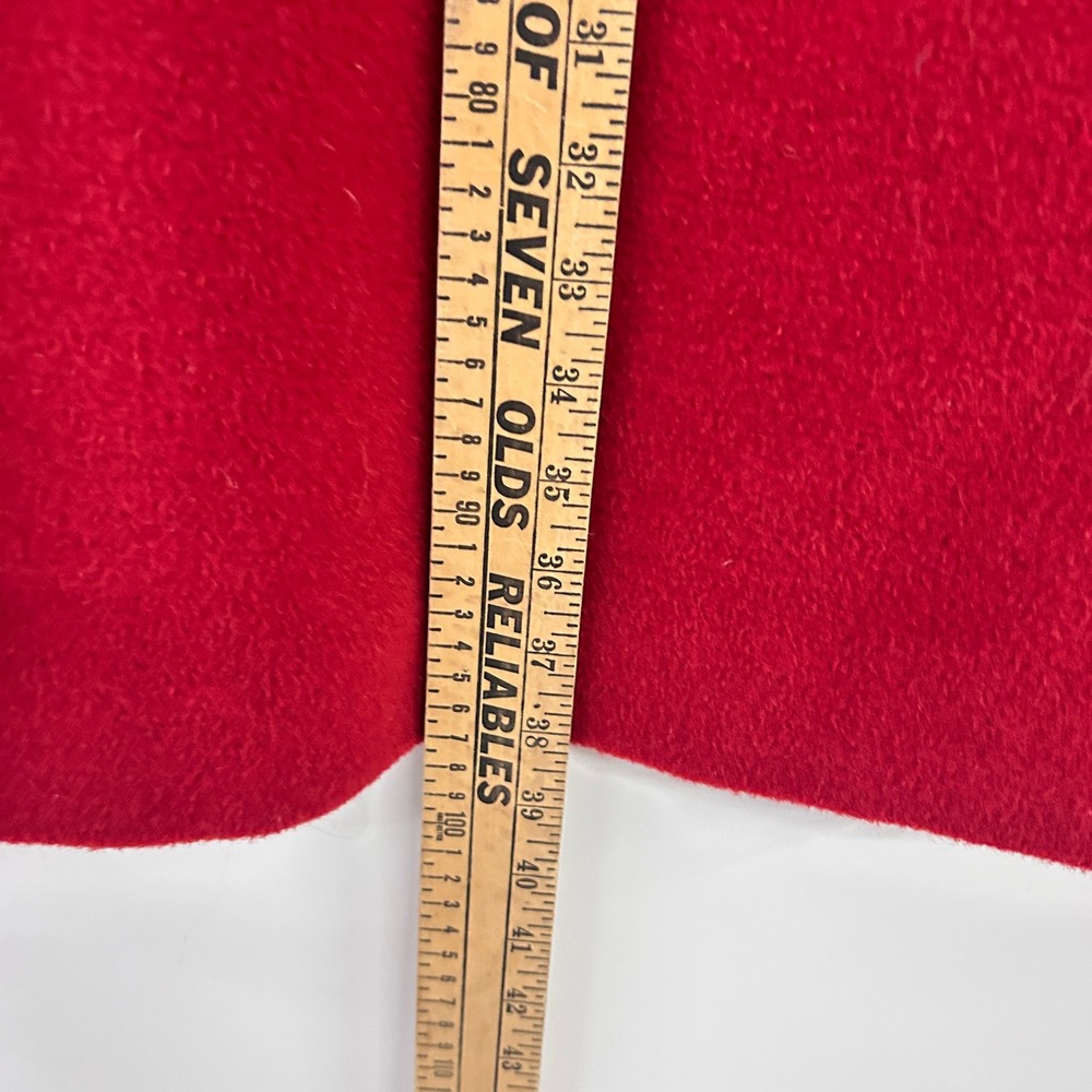 Hilary Radley Funnel Neck Alpaca Wool Swing Coat L Red Quiet Luxury - Picture 7 of 14